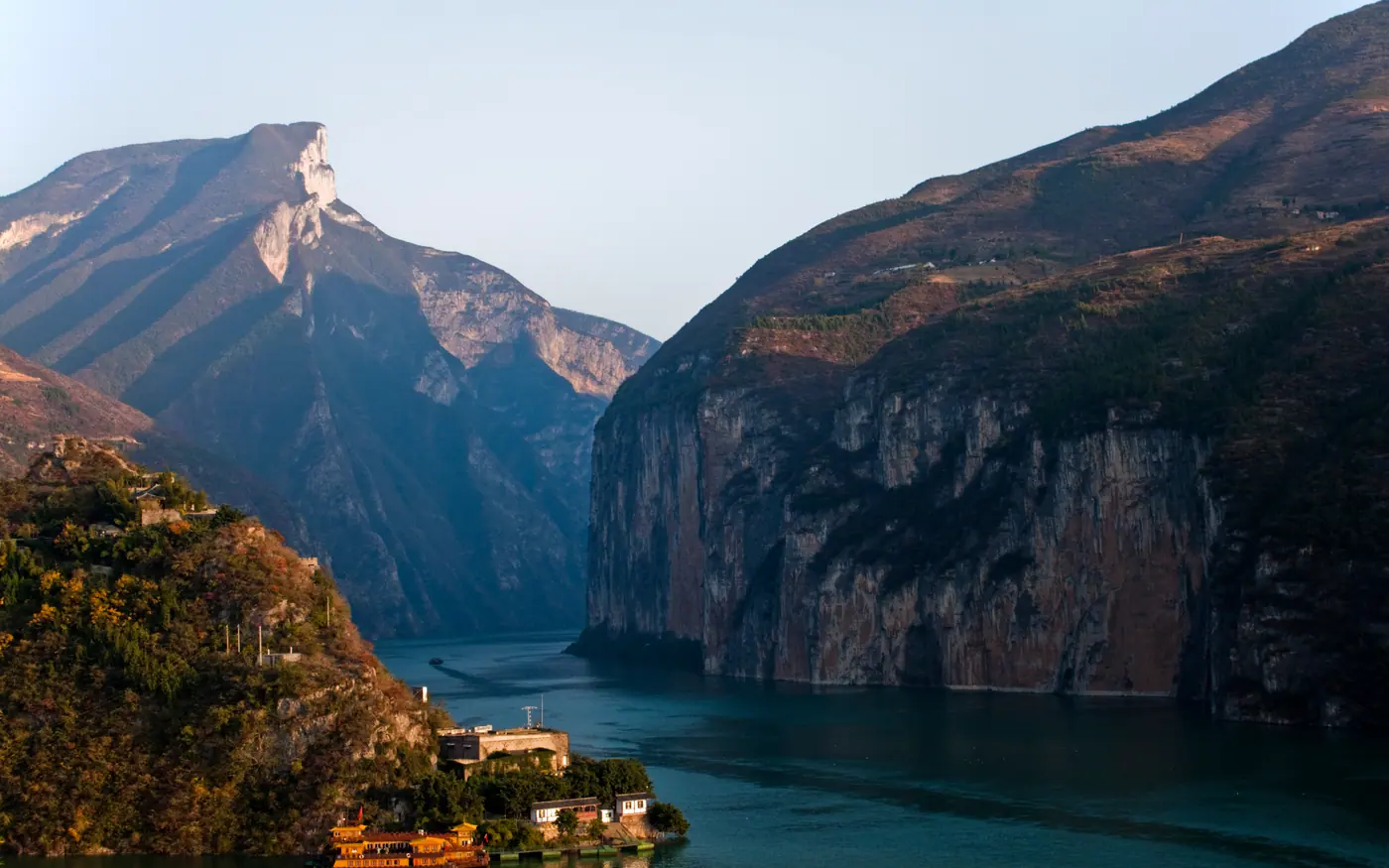 Qutang Gorge on the Yangtze River in China
